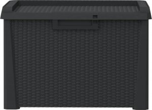 Skrzynia ogrodowa vidaXL Skrzynia ogrodowa, antracytowa, 125 L, PP 6