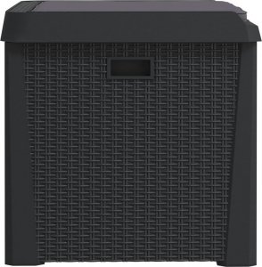 Skrzynia ogrodowa vidaXL Skrzynia ogrodowa z poduszką na siedzisku, antracyt, 125 L, PP 7