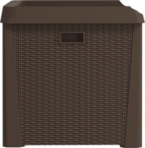 Skrzynia ogrodowa vidaXL Skrzynia ogrodowa, brązowa, 125 L, PP 7