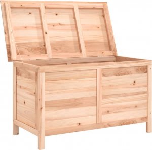 Skrzynia ogrodowa vidaXL Ogrodowa skrzynia na poduszki, 99x50x56,5 cm, drewno jodłowe 3