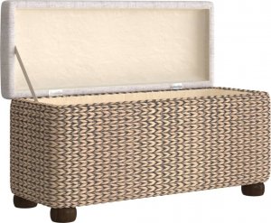 vidaXL Ławki ze schowkiem i szarą poduszką, 2 szt., 69 cm, pałka wodna 5