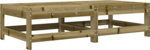 vidaXL Podnóżki ogrodowe z poduszkami, 2 szt., impregnowana sosna 3