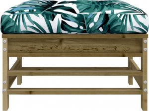 vidaXL Podnóżki ogrodowe z poduszkami, 2 szt., impregnowana sosna 5