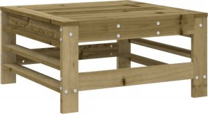 vidaXL Podnóżki ogrodowe z poduszkami, 2 szt., impregnowana sosna 7