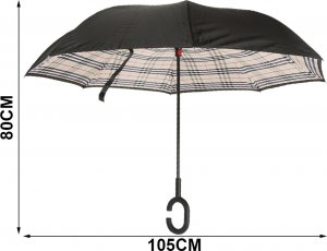 Verk Parasol parasolka odwrócony składany odwrotnie mocne druty solidny stojący Parasol parasolka odwrócony składany odwrotnie mocne druty solidny stojący 2