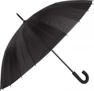 Verk Duży parasol parasolka czarna wytrzymała elegancka Duży parasol parasolka czarna wytrzymała elegancka 11