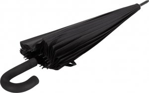 Verk Duży parasol parasolka czarna wytrzymała elegancka Duży parasol parasolka czarna wytrzymała elegancka 5