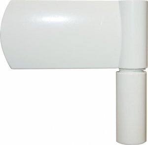 vidaXL Drzwi wejściowe, białe, 110x210 cm, aluminium i PVC 7