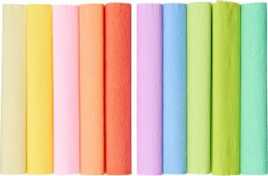 Top 2000 Bibuła marszczona Top 2000 Creatino 25x200cm mix pastelowy (10) 5