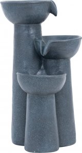 Hillvert Fontanna kaskada ogrodowa solarna z oświetleniem LED 3 misy 3 W Fontanna kaskada ogrodowa solarna z oświetleniem LED 3 misy 3 W 4