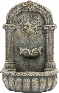 Hillvert Fontanna kaskada ogrodowa przyścienna solarna z oświetleniem LED głowa lwa 2 W Fontanna kaskada ogrodowa przyścienna solarna z oświetleniem LED głowa lwa 2 W 5