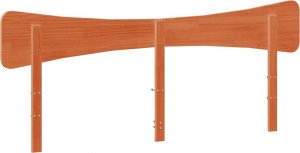 vidaXL Wezgłowie do łóżka, woskowy brąz, 180 cm, lite drewno sosnowe 6