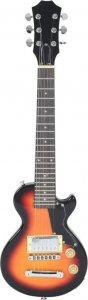 vidaXL Gitara elektryczna z pokrowcem, brązowo-częściowyarna, 3/4, 30" 3