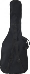 vidaXL Gitara basowa dla początkujących, z torbą brązowo-biała 4/4 46" 11