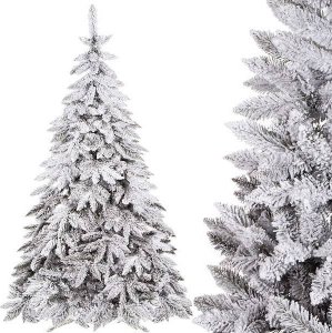 Springos Choinka sztuczna 150 cm świerk ośnieżony drzewko bożonarodzeniowe UNIWERSALNY 1