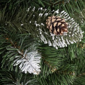 Springos Choinka sztuczna slim 220 cm sosna diamentowa drzewko bożonarodzeniowe UNIWERSALNY 6