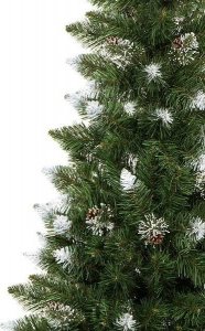 Springos Choinka sztuczna slim 220 cm sosna diamentowa drzewko bożonarodzeniowe UNIWERSALNY 10