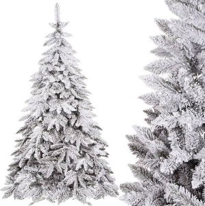 Springos Choinka sztuczna 180 cm świerk ośnieżony drzewko bożonarodzeniowe UNIWERSALNY 1