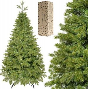 Springos Choinka sztuczna premium 220 cm sosna naturalna UNIWERSALNY 1