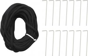 vidaXL Choinka z lampek, na maszt, 3000 niebieskich LED, 800 cm 9