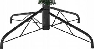 Beliani Ośnieżona sztuczna choinka 240 cm biała BASSIE 3