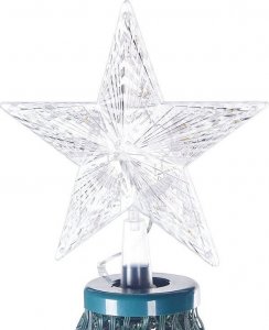 Beliani Sztuczna choinka z kolorowymi światełkami Smart LED i aplikacją 160 cm SAARLOQ 5