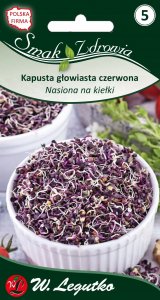 Legutko Nasiona na kiełki, kapusta głowiasta czerwona, 10g 1