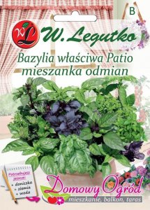 Legutko Nasiona Bazylia mieszanka odmian typu Patio, 0,5g 1