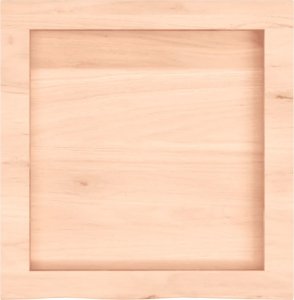 vidaXL Blat do łazienki, 40x40x(2-6) cm, surowe, lite drewno 4