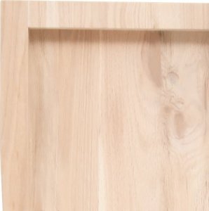 vidaXL Blat do łazienki, 40x40x(2-6) cm, surowe, lite drewno 6