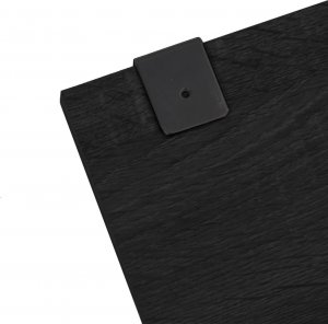 vidaXL 7-częściowy zestaw mebli łazienkowych, czarny 5