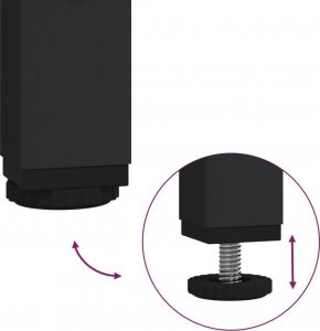 vidaXL 3-częściowy zestaw mebli łazienkowych, przydymiony dąb 10