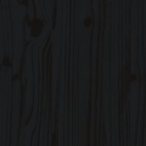 vidaXL vidaXL Stołki ogrodowe, 2 szt., czarne, 40x36x45 cm, drewno sosnowe 8