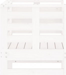 vidaXL vidaXL Krzesła ogrodowe, 2 szt., białe, 61,5x53x71 cm, drewno sosnowe 6