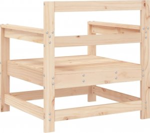 vidaXL vidaXL Krzesła ogrodowe, 2 szt., lite drewno sosnowe 6