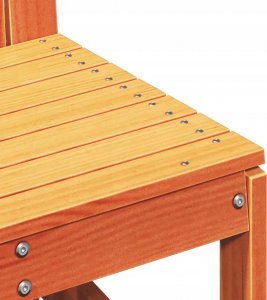 vidaXL Krzesło ogrodowe, woskowy brąz, 50,5x55x77 cm, drewno sosnowe 7