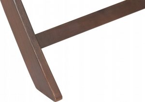 Beliani Zestaw 2 krzeseł ogrodowych akacjowy ciemne drewno CESANA 5