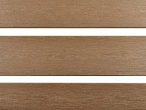 Beliani Zestaw 6 krzeseł ogrodowych jasne drewno z czarnym VERNIO 8