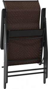 vidaXL vidaXL Składane krzesła ogrodowe, 4 szt., brązowe, polirattan 6