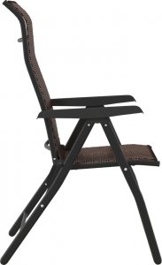 vidaXL vidaXL Składane krzesła ogrodowe, 4 szt., brązowe, polirattan 7