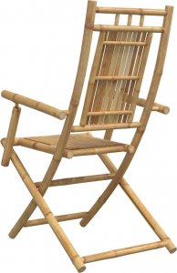 vidaXL vidaXL Składane krzesła ogrodowe, 4 szt., 53x66x99 cm, bambusowe 7