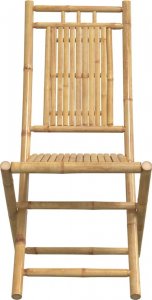 vidaXL vidaXL Składane krzesła ogrodowe, 8 szt., 46x66x99 cm, bambusowe 5