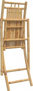 vidaXL vidaXL Składane krzesła ogrodowe, 4 szt., 46x66x99 cm, bambusowe 8