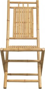 vidaXL Składane krzesła ogrodowe, 6 szt., 46x66x99 cm, bambusowe 5