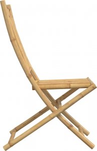 vidaXL Składane krzesła ogrodowe, 6 szt., 46x66x99 cm, bambusowe 6