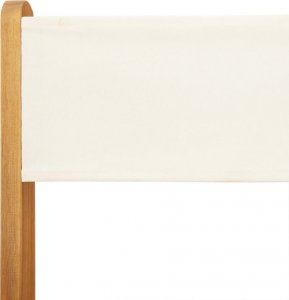 vidaXL vidaXL Składane krzesła ogrodowe, 8 szt., kremowa tkanina i drewno 9