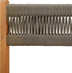 vidaXL vidaXL Składane krzesła ogrodowe, 4 szt., szare, lite drewno akacjowe 9