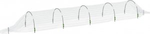 vidaXL Tunele ogrodowe z siatki, 4 szt., 1,5x5 m, włókno szklane i PP 7