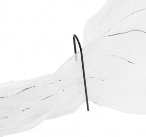 vidaXL Tunele ogrodowe z siatki, 4 szt., 1,5x5 m, włókno szklane i PP 8