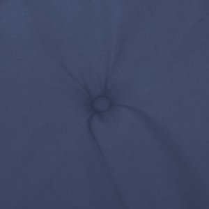 vidaXL Poduszki na krzesła z niskim oparciem, 2 szt., granat, tkanina 8